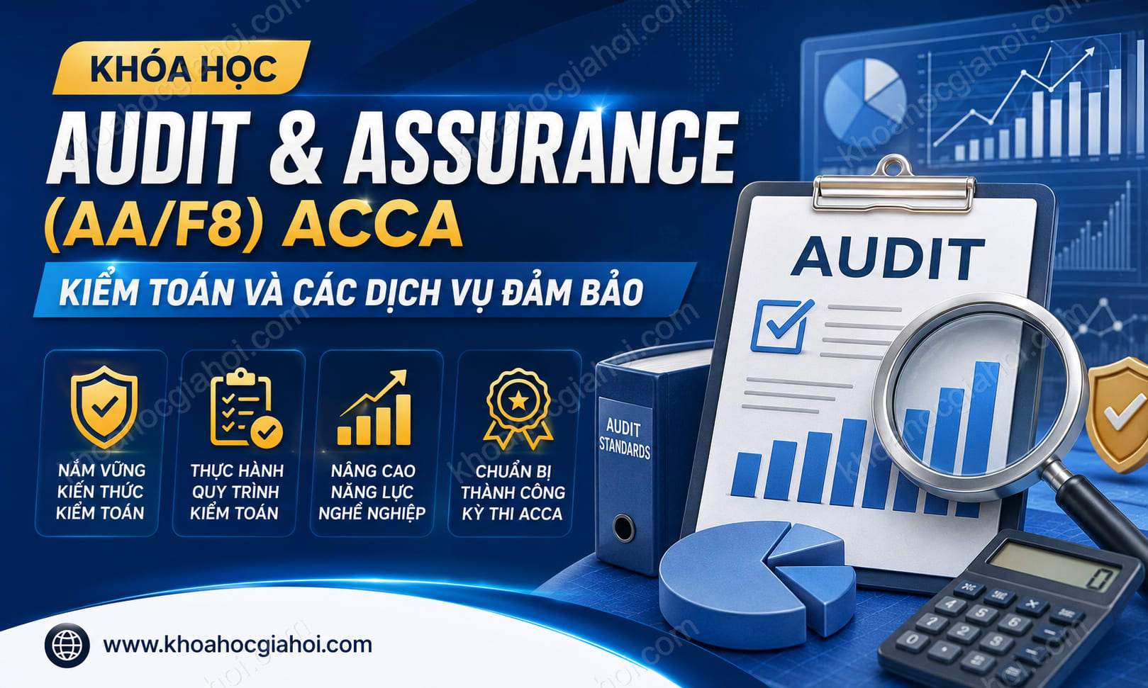 Khóa Học Audit & Assurance (AA/F8) Acca – Kiểm Toán Và Các Dịch Vụ Đảm Bảo