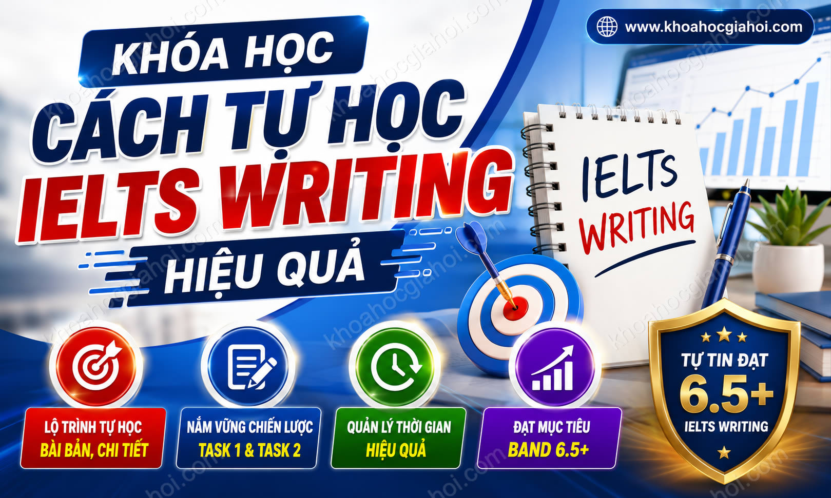 Khóa Học Cách Tự Học IELTS Writing Hiệu Quả