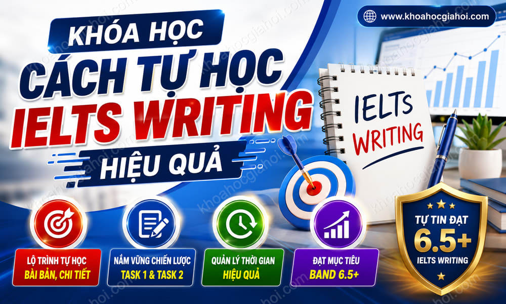 Khóa Học Cách Tự Học IELTS Writing Hiệu Quả
