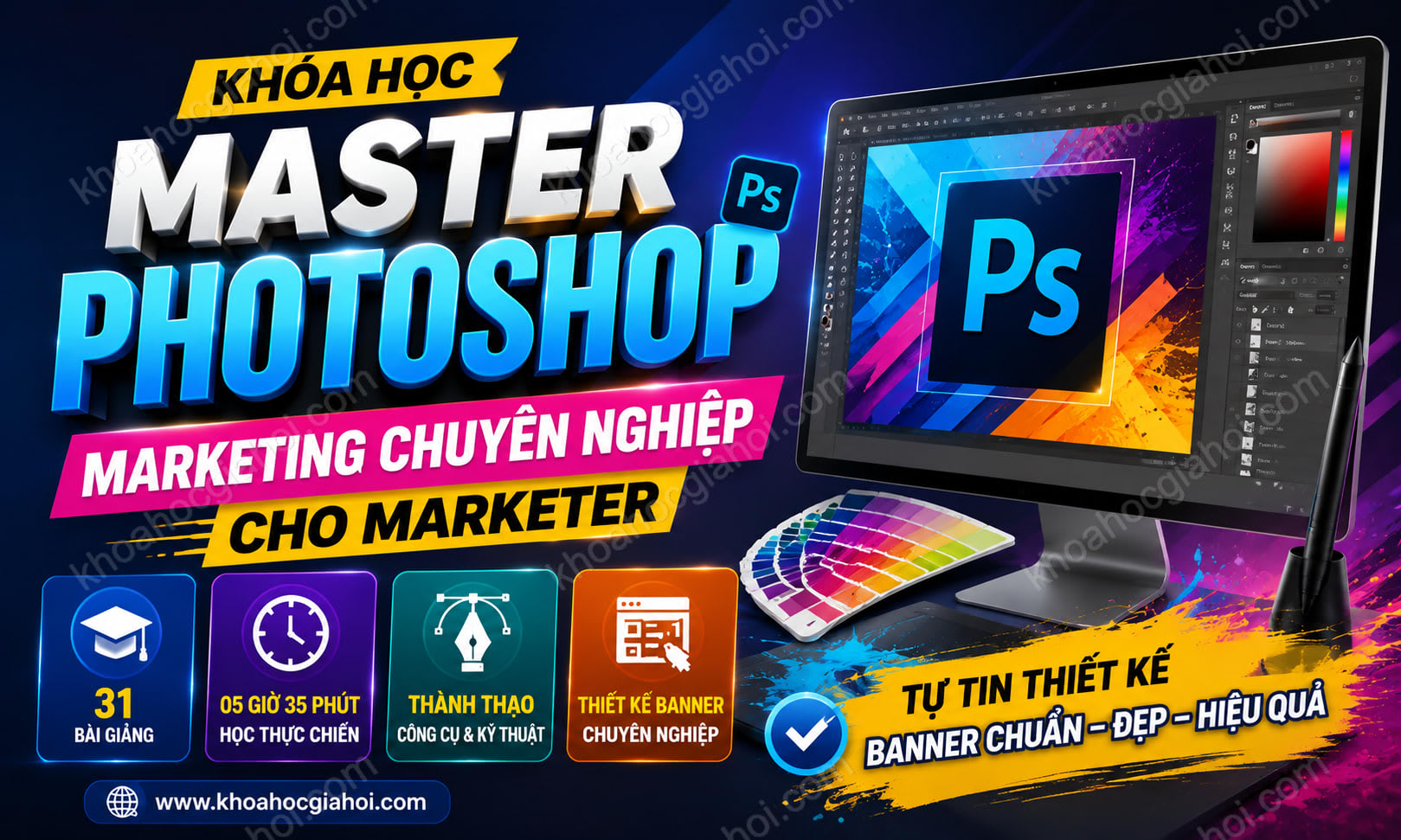 Khóa Học Master Photoshop Marketing Chuyên Nghiệp Cho Marketer