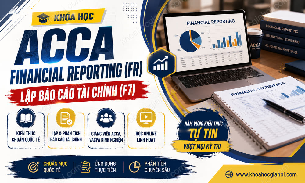 Khóa Học Acca Financial Reporting (FR) – Lập Báo Cáo Tài Chính (f7)