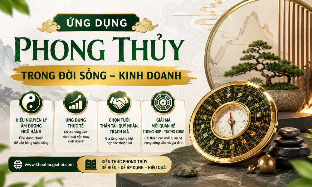 Khóa Học Ứng Dụng Phong Thủy Trong Đời Sống – Kinh Doanh