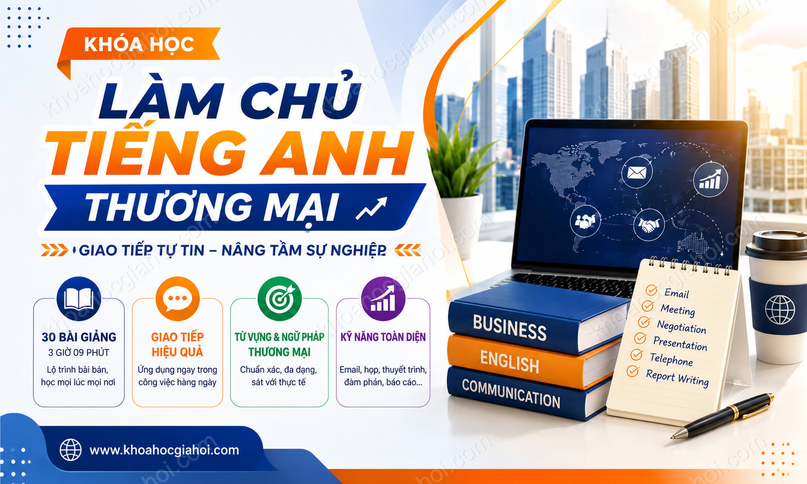Khóa Học Làm Chủ Tiếng Anh Thương Mại