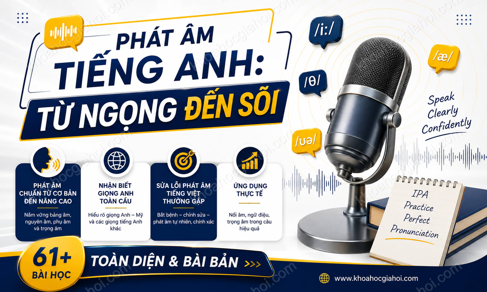 Khóa Học Phát Âm Tiếng Anh: Từ Ngọng Đến Sõi