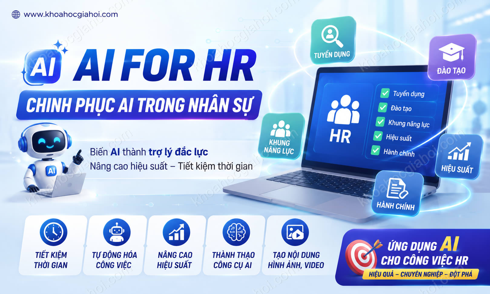 Khóa Học AI For Hr - Chinh Phục AI Trong Nhân Sự