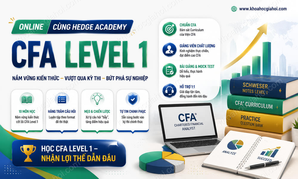 Khóa Học CFA Level 1 Online Cùng Hedge Academy