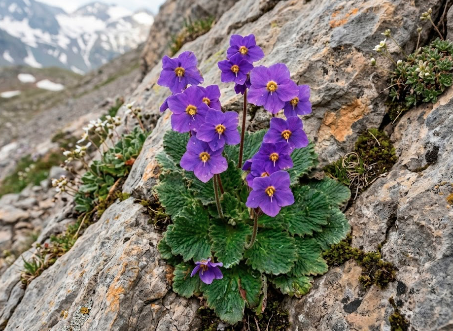 Ramonde des Pyrénées, fleur endémique emblématique