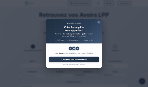 Plateforme web expert financier - MON2EKAP