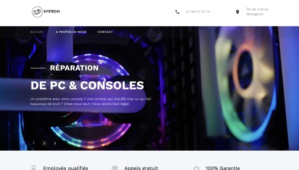 Site réparation informatique - SYSTECH
