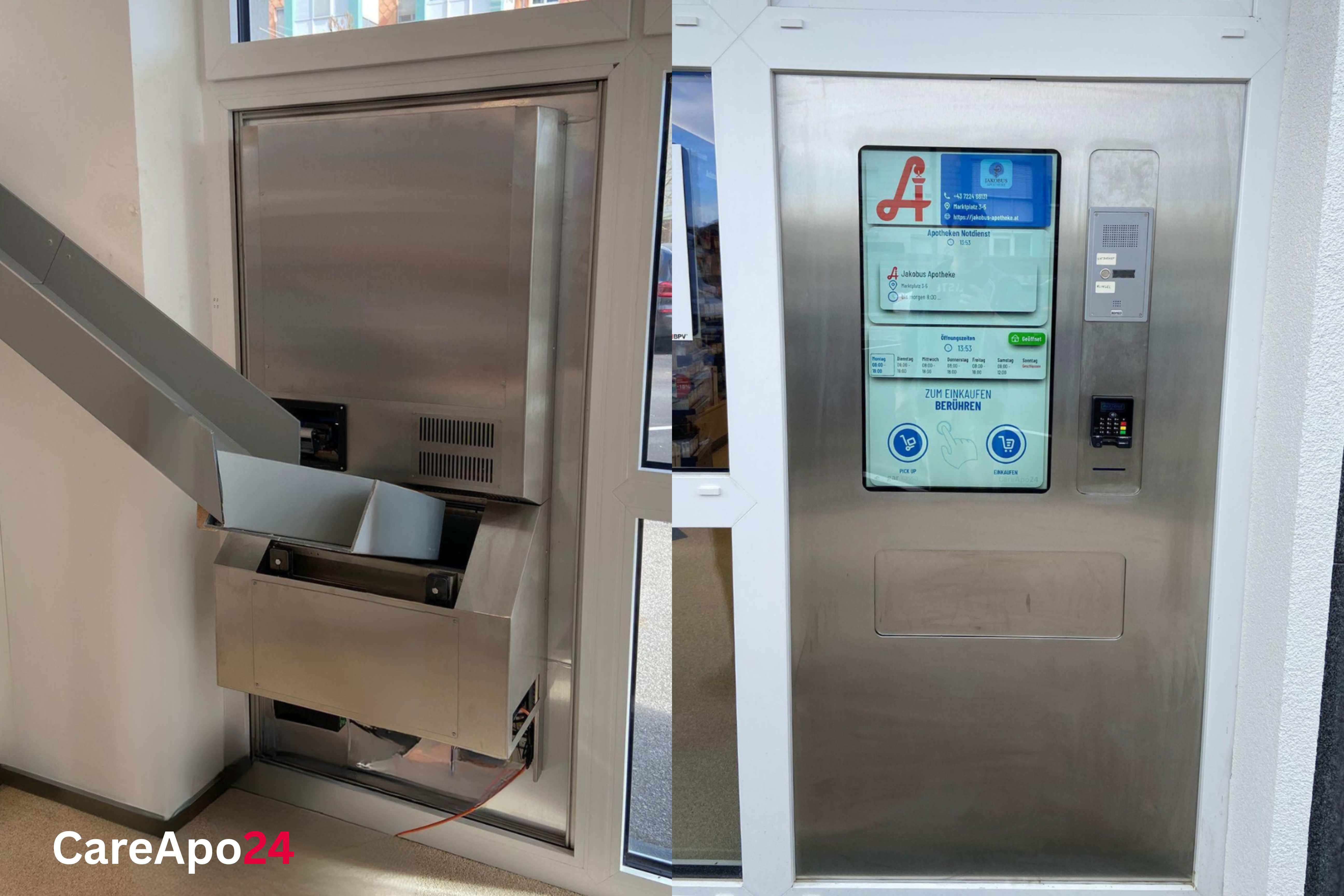 Neue CareApo24 Installation in der Jakobus Apotheke in Asten