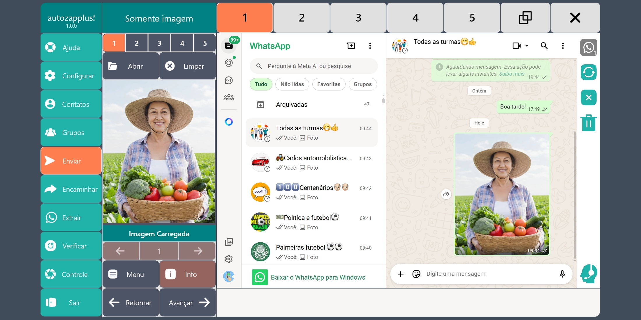 Abertura do Aplicativo