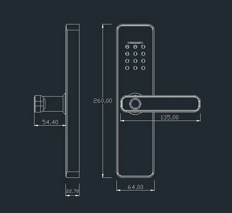 X-Ray de cerradura S811