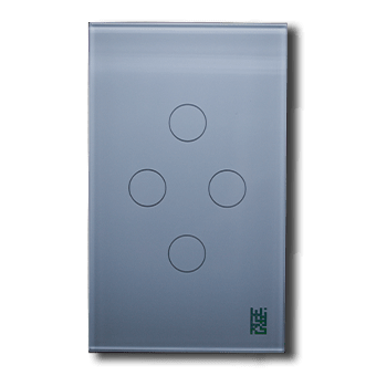 Apagador WillarsMx Lite Blanco Cuadruple