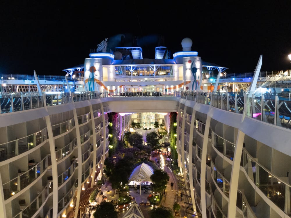 ship view at night