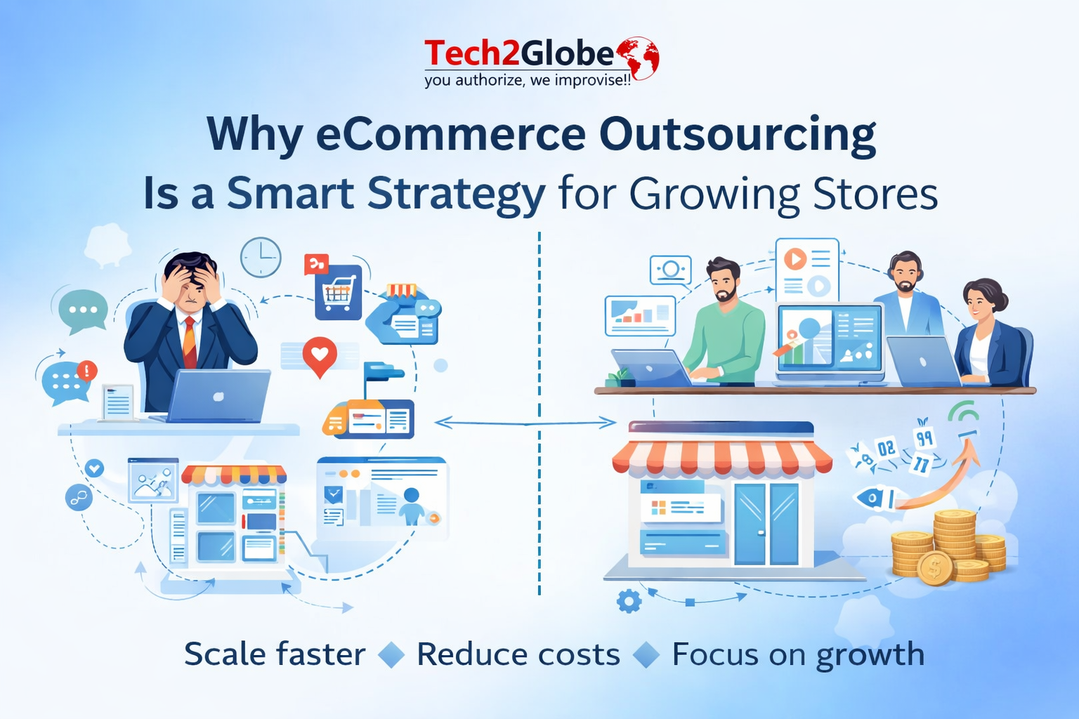 Why eCommerce Outsourcing Is a Smart Strategy for Growing Stores