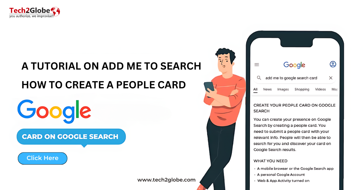 A Tutorial on Add Me to Search: How to Create a People Card