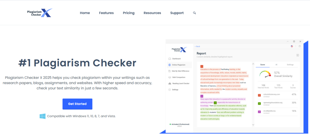 Plagiarism Checker X
