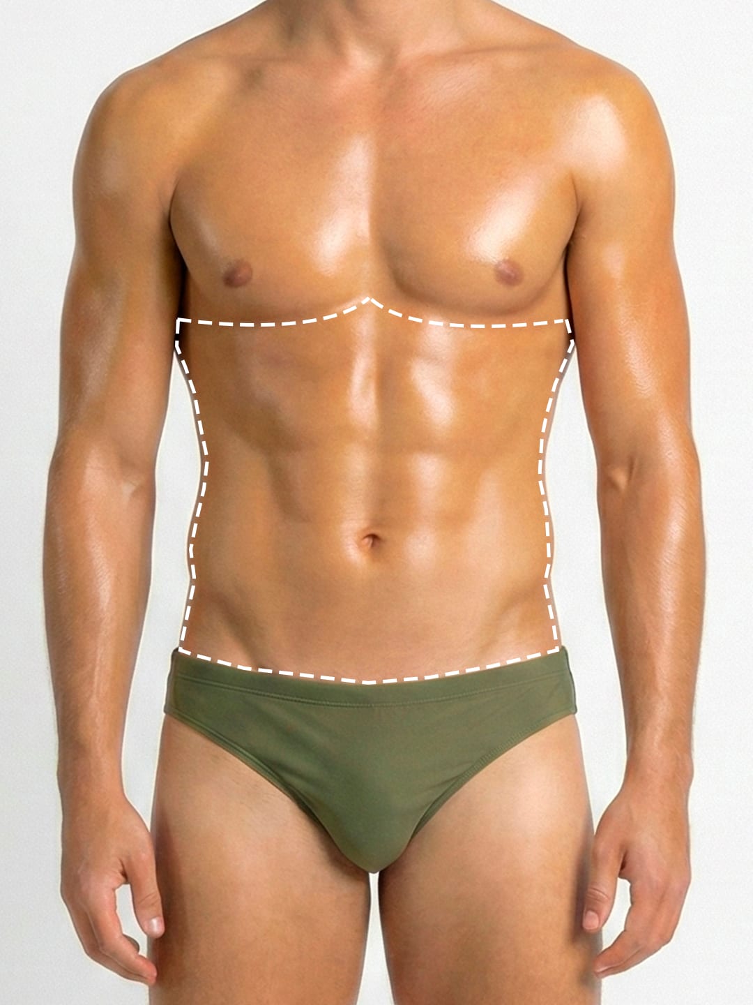 Depilación Láser Abdomen delimitada