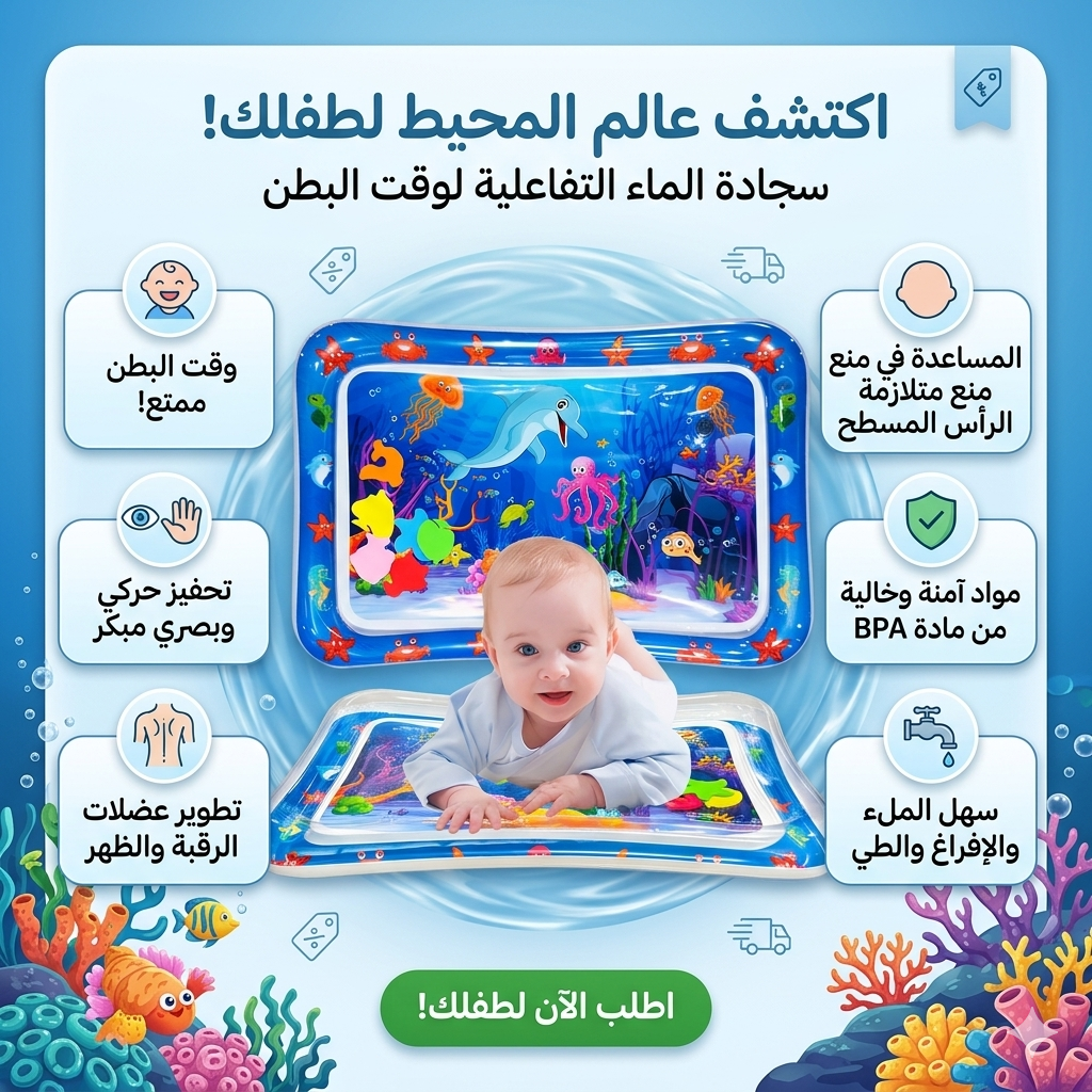 بساط المرح المائي للأطفال – تجربة لعب ممتعة وآمنة 