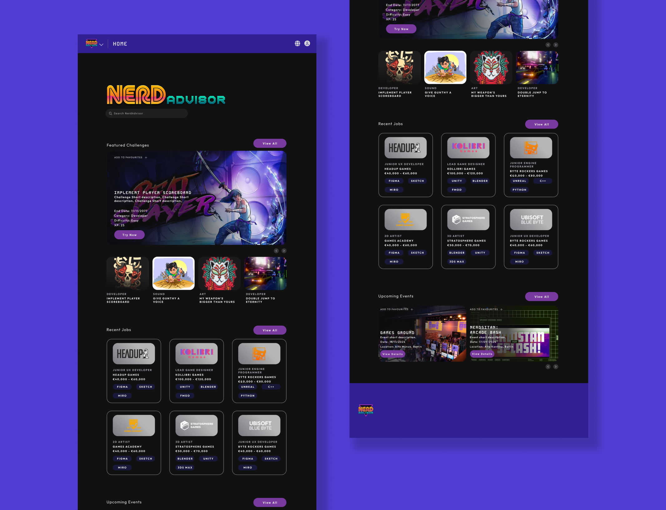 NERDADVISOR mobile preview 1