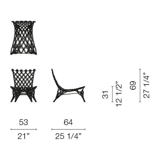 Marcel Wanders, Droog Design, Cappellini Knotted Chair, 1996, Netherlands,  Italy