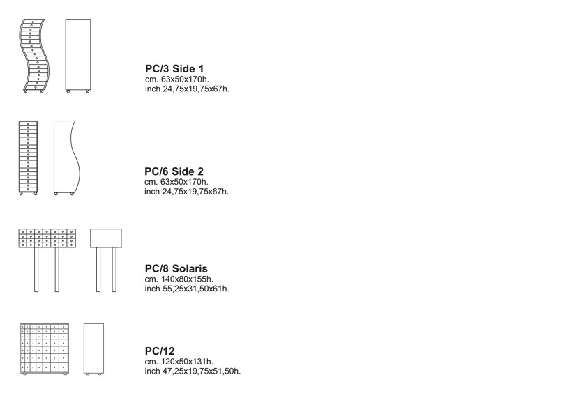 Cappellini Progetti Compiuti Dimensions