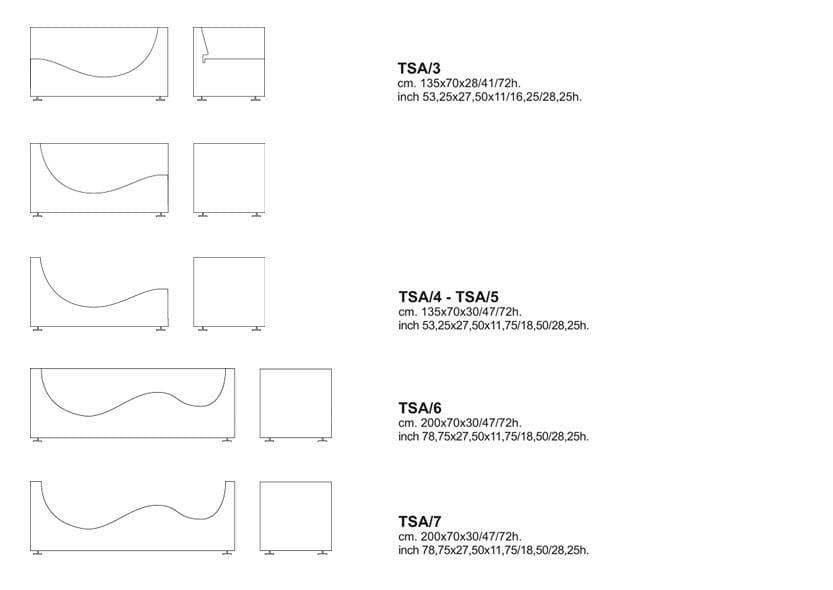 cappellini three sofa deluxe dimensions