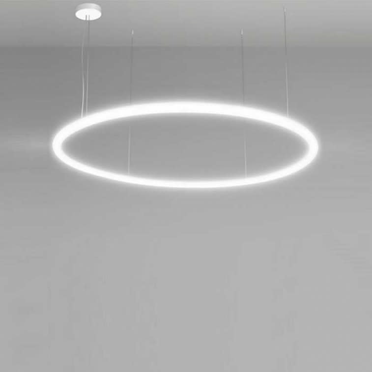 Artemide Alphabet of light wall circular suspension lamp