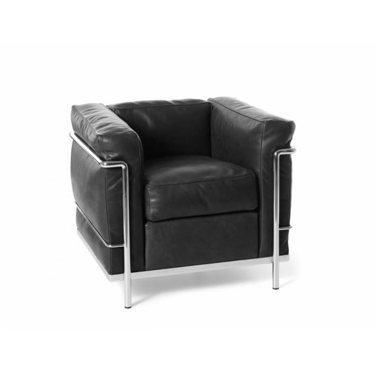 Cassina LC2 Black Leather