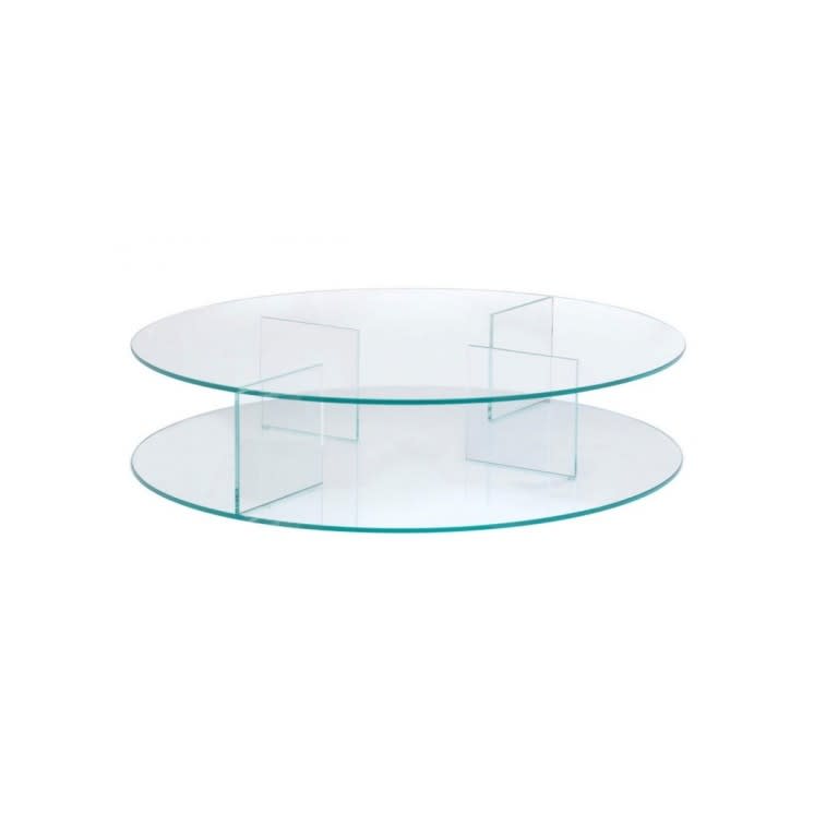 Cassina Mex coffee table round glass - immediately available