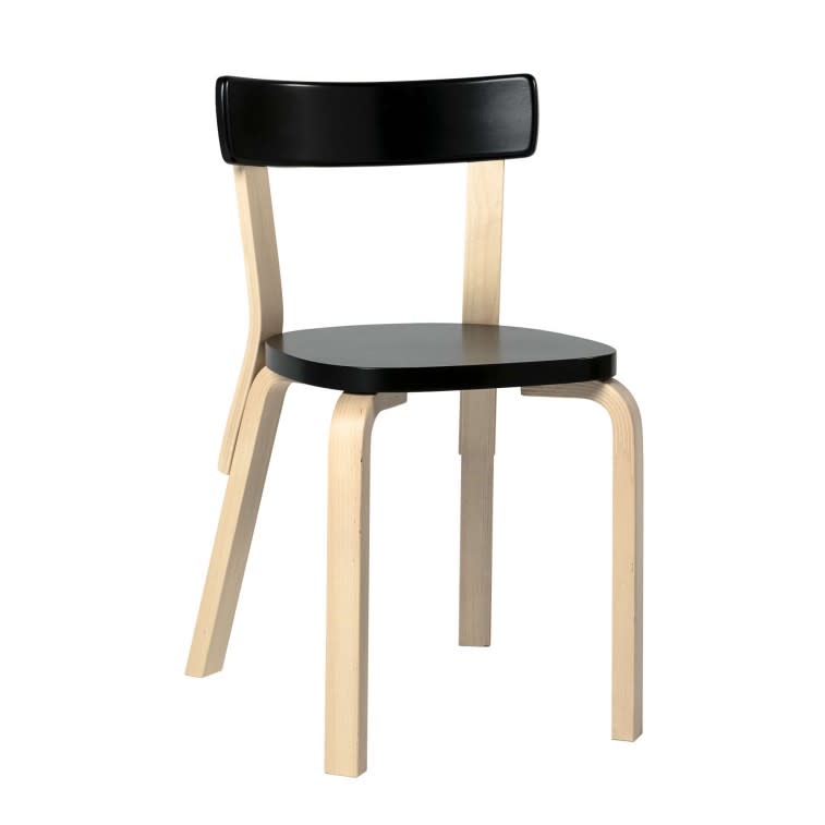 Artek Chair 69 Natural Black