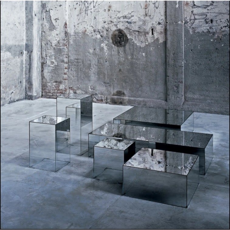 Glas Italia Illusion side tables