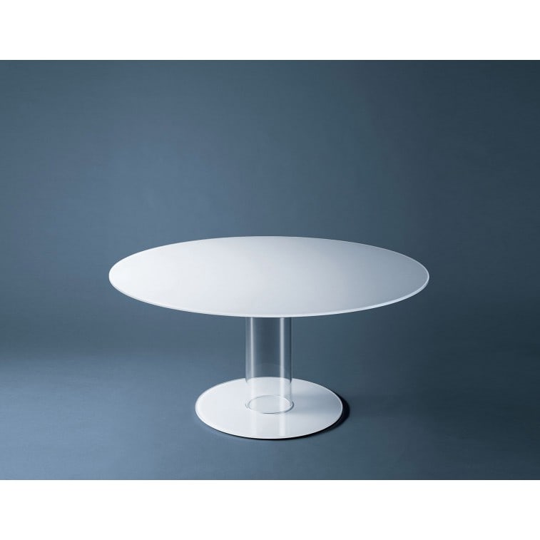 Hub Tavoli Alti - Opaque-Table-Glas italia-Piero Lissoni