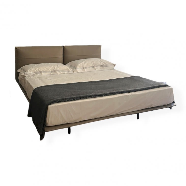 lema mynight bed leather