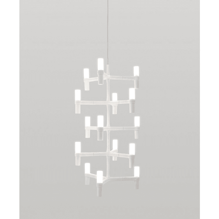 nemo crown multi light pendant white