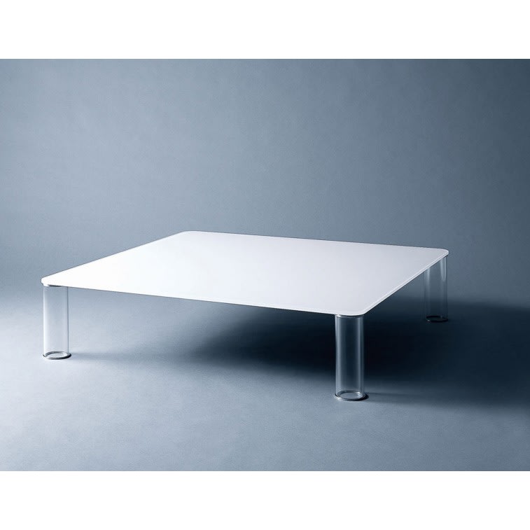 Pipeline coffee table - Rectangular Glossy and extralight-Side Table-Glas italia-Piero Lissoni