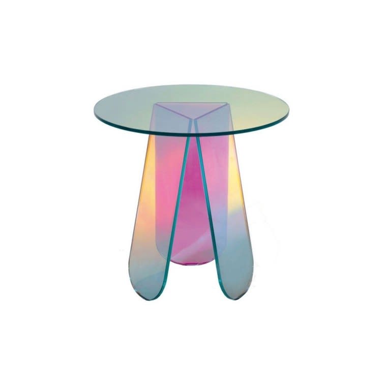 Shimmer Glas Italia side table 