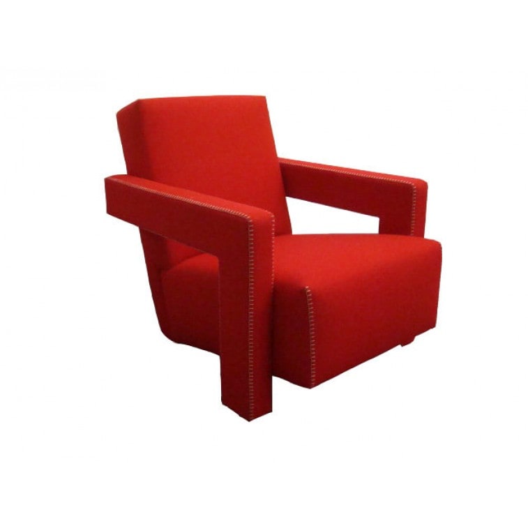 cassina utrecht red armchair deplain com