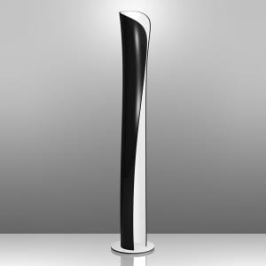 Artemide Cadmo floor lamp black and white 