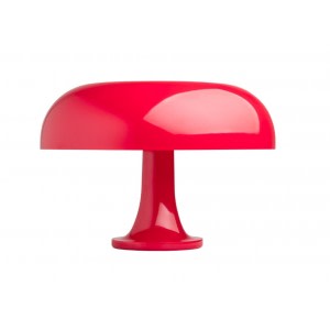 artemide nessino red table lamp 