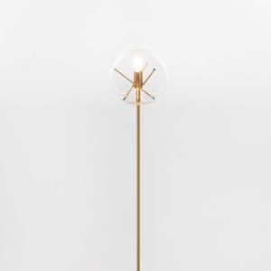 Artemide Vitruvio floor lamp brass 