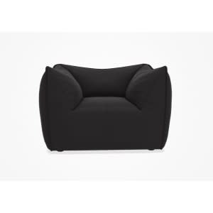 B&B Italia Le Bambole armchair black leather immediately available 