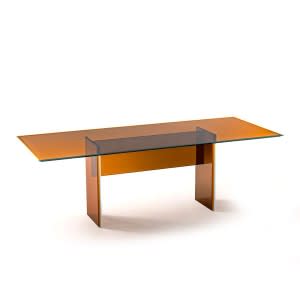 Glas Italia Bisel table ochre 