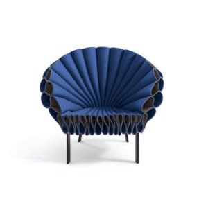 cappellini peacock armchair blue 1 