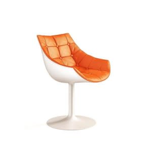 cassina 246 passion armchair tulip-shaped swiveling base 