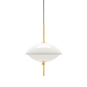 Fritz Hanesn Clam suspension lamp 44cm closed 