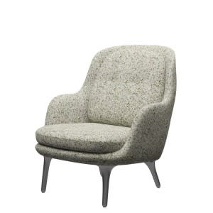 Fritz Hansen Fri Armchair metal legs 