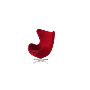 Miniature Egg chair red 