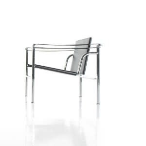 LC1 Black-Armchair-Cassina-Charlotte Perriand Jeanneret Le Corbusier 