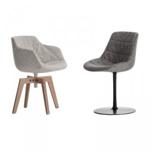 MDF Italia Flow Textile chair 